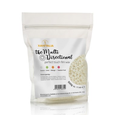 XANITALIA Cire épilation jetable sans bandes multidirectionnelle Coco 500gr
