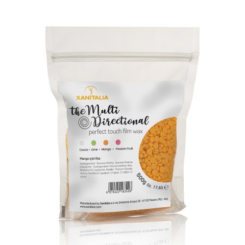 XANITALIA Cire épilation jetable sans bande multidirectionnelle Mango 500gr