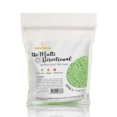 XANITALIA Cire épilation jetable sans bandes multidirectionnelle Lime 500gr