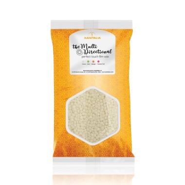XANITALIA Cire épilation jetable sans bandes multidirectionnelle Coco 1Kg
