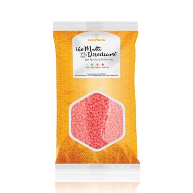 XANITALIA Cire épilation jetable sans bandes multidirectionnelle Fruit de la passion 1Kg